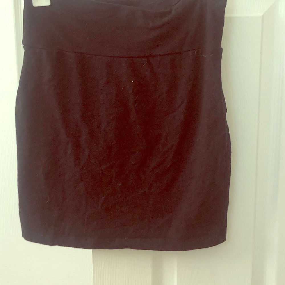 Black Bodycon Mini Skirt